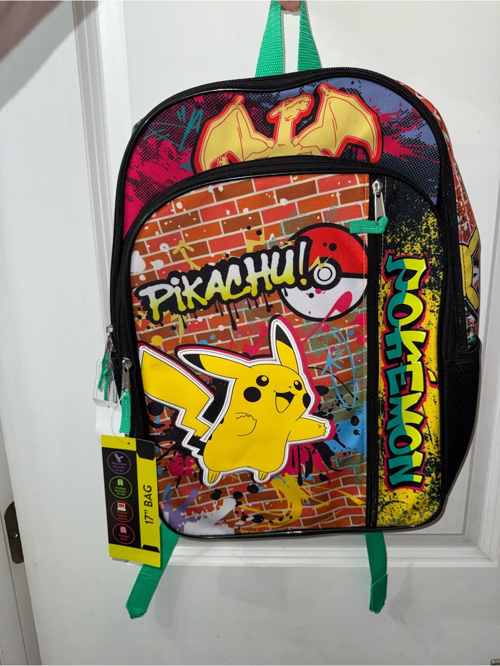 Pokemon Pikachu 17 Inch Backpack